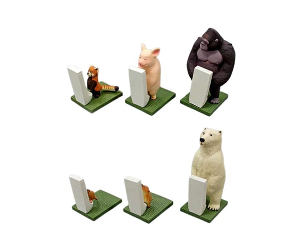 Animal Bathroom In Groups Gachapon