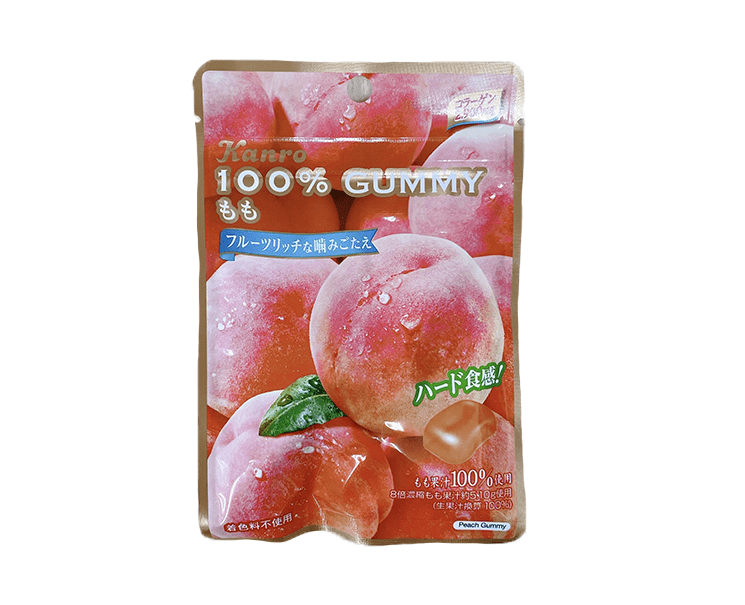 Kanro Peach Gummy Candy and Snacks Sugoi Mart