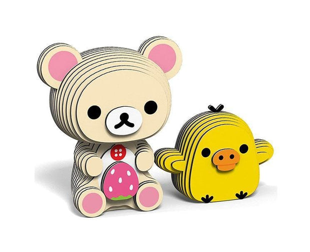 Korilakkuma And Kiiroitori 3D Paper Art Toys and Games Sugoi Mart