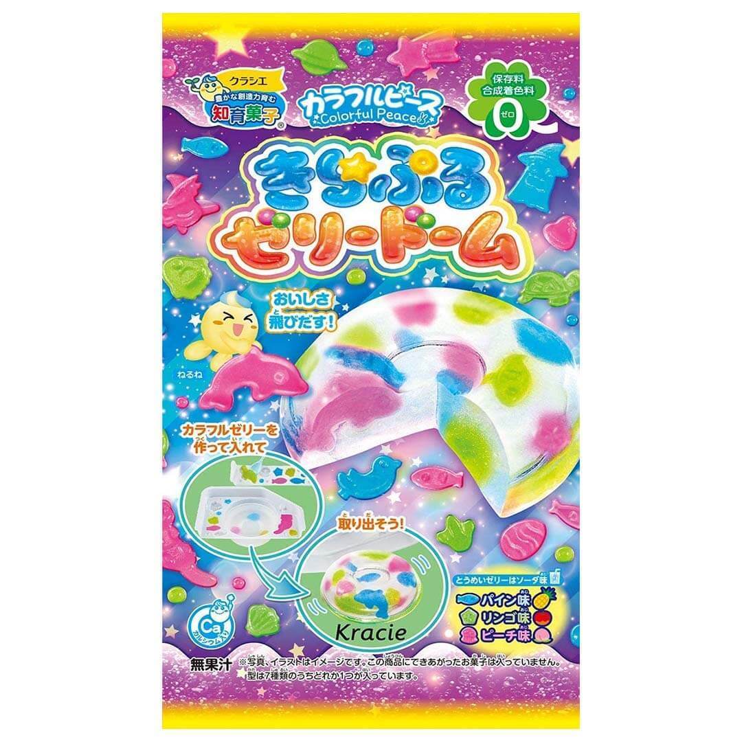 Kracie Foods Colorful Piece Kirapuru Jelly Dome Candy and Snacks Sugoi Mart
