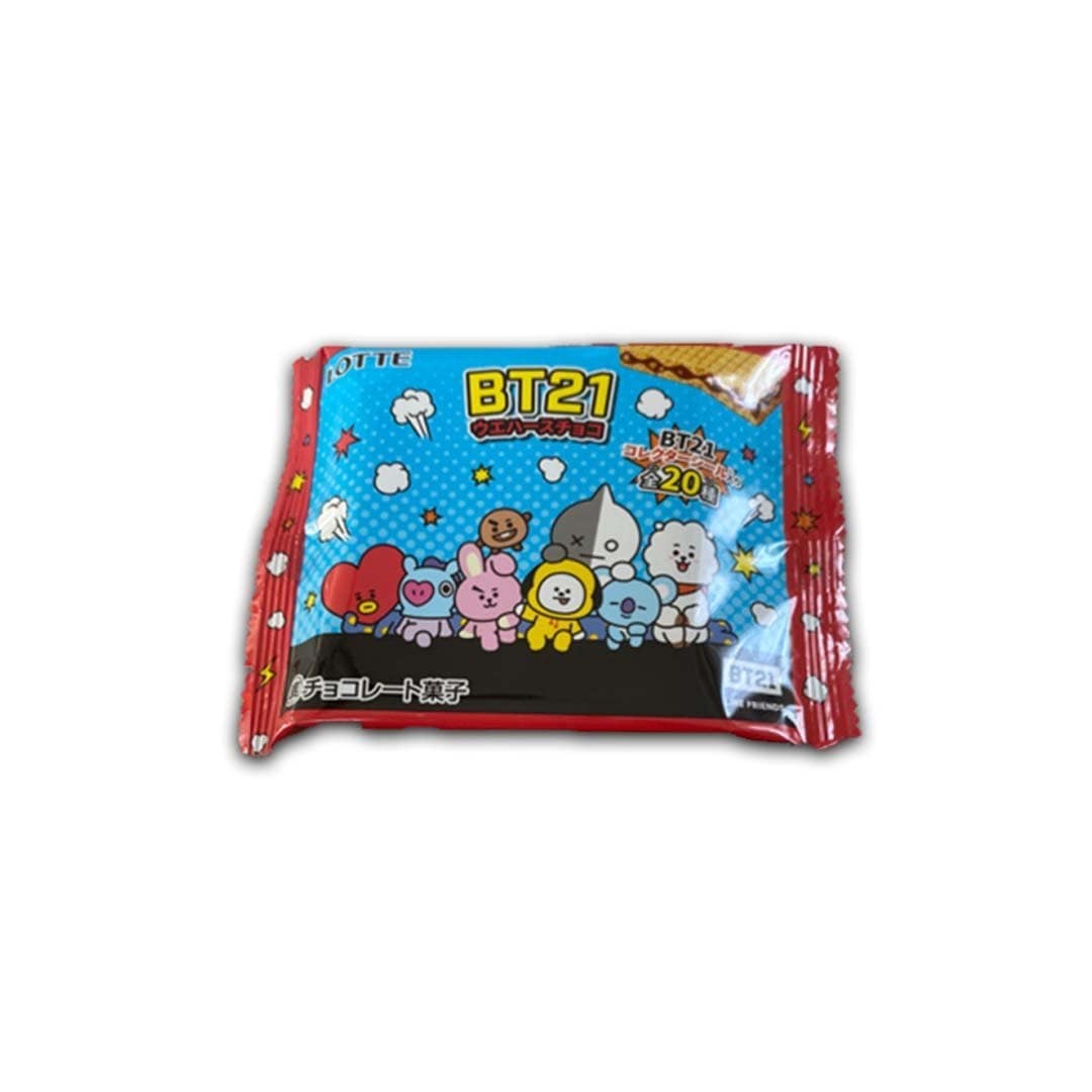Lotte BT21 Chocolate Wafer Candy and Snacks Sugoi Mart