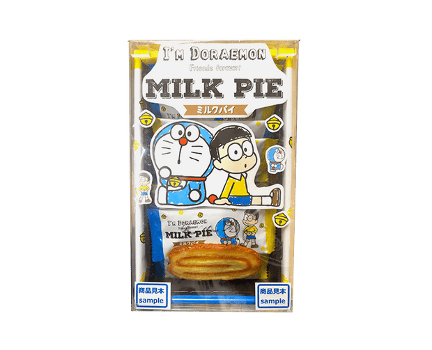 I'm Doraemon Milk Pie Omiyage Candy and Snacks Japan Crate Store