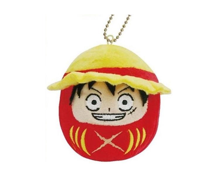 One Piece Daruma Plush Keychain (Luffy) Anime & Brands Sugoi Mart