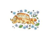 My Neighbor Totoro 150 Piece XS Puzzle (Cat Bus and Flowers) Anime & Brands Japan Crate Store