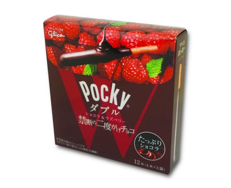 Pocky Double: Chocolat and Raspberry Candy and Snacks Glico