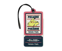 Pokemon Travel Luggage Tag: Pink Pikachu Ticket Home Sugoi Mart