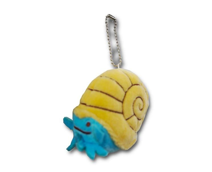 Pokemon Transforming Ditto: Omanyte Keychain Plushie Anime & Brands The Pokemon Company