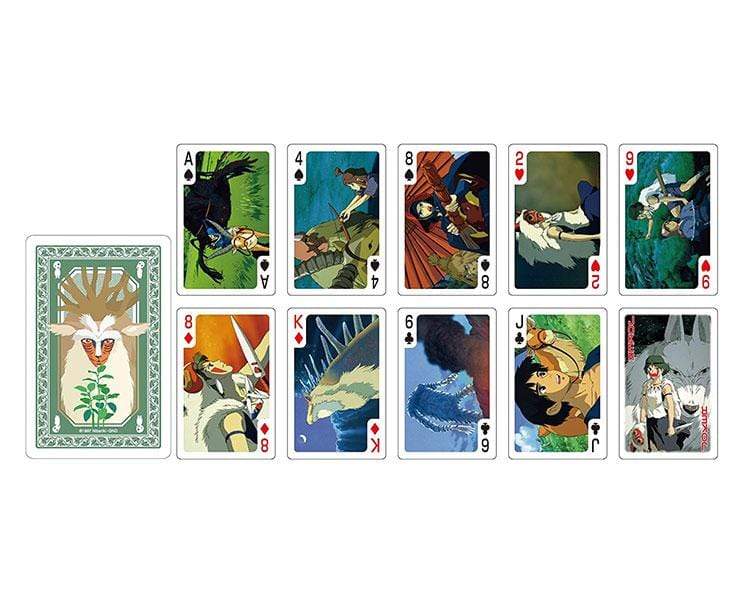Studio Ghibli Princess Mononoke Playing Cards Toys and Games Sugoi Mart
