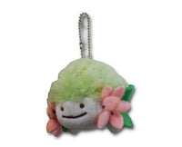 Pokemon Transforming Ditto: Shaymin Keychain Plushie Anime & Brands The Pokemon Company
