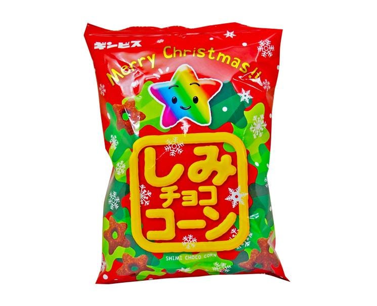Christmas Shimi Choco Corn Candy and Snacks Ginbis Co., Ltd   