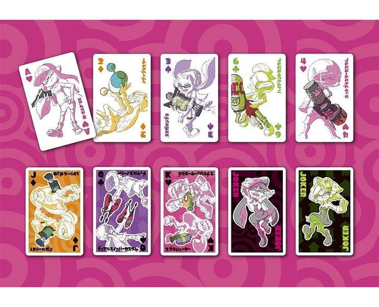 Splatoon Playing Cards (Inklings) Toys and Games Sugoi Mart