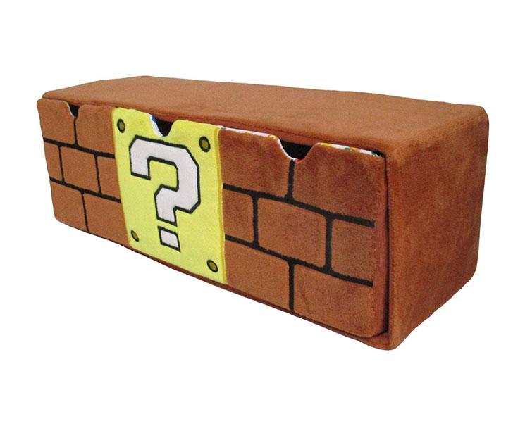 Super Mario Block Plushie 3-Chest Box Home Sugoi Mart