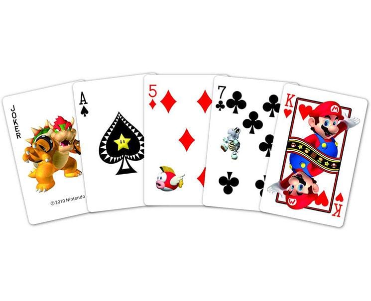 Super Mario Playing Cards (Black) Toys and Games Sugoi Mart