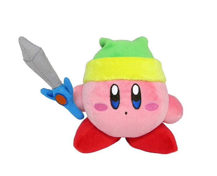 Sword Kirby Plushie (13cm) Anime & Brands Sugoi Mart