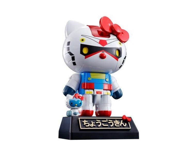 White Chogokin Hello Kitty x Gundam figure Anime & Brands Sugoi Mart