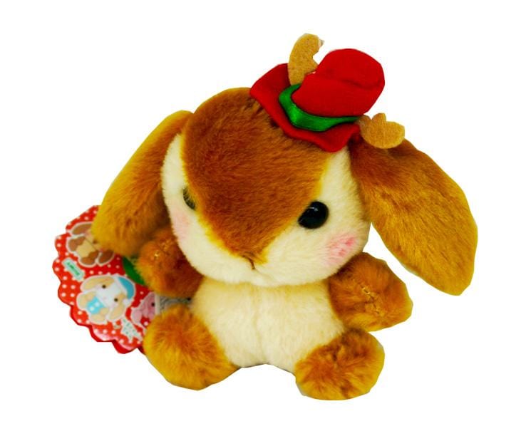 Christmas plush (brown rabbit) Anime & Brands Amuse