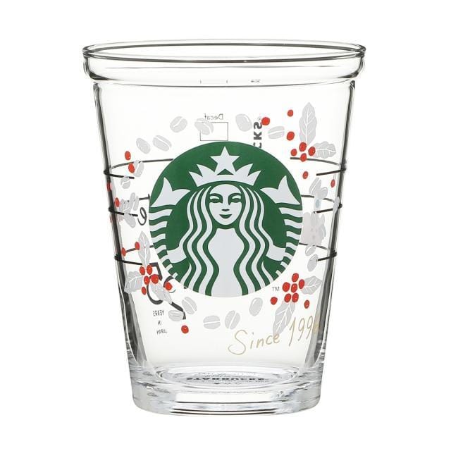 Starbucks Japan 25th: Cold Glass Coffee Cup 414ml Home, Hype Sugoi Mart   