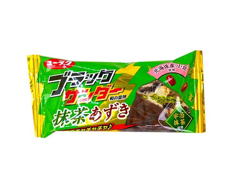 Black Thunder: Matcha Azuki Candy and Snacks Japan Crate Store