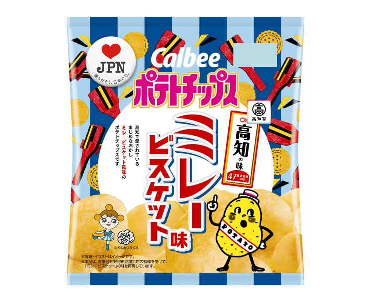 Calbee Potato Chips: Kochi Mira Biscuit Candy and Snacks Japan Crate Store