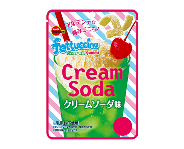 Fettuccine Cream Soda Gummy Candy and Snacks Japan Crate Store