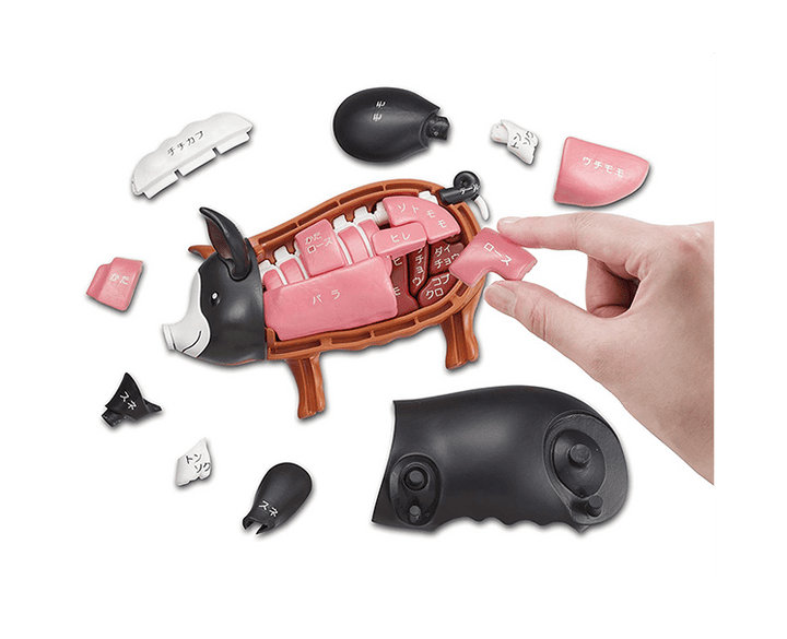 Ittougai Meat Puzzle: Pig Toys and Games Japan Crate Store