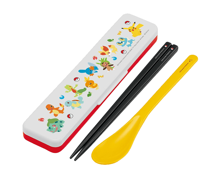 Pokemon Chopsticks, Spoon, and Case Set Home Japan Crate Store   