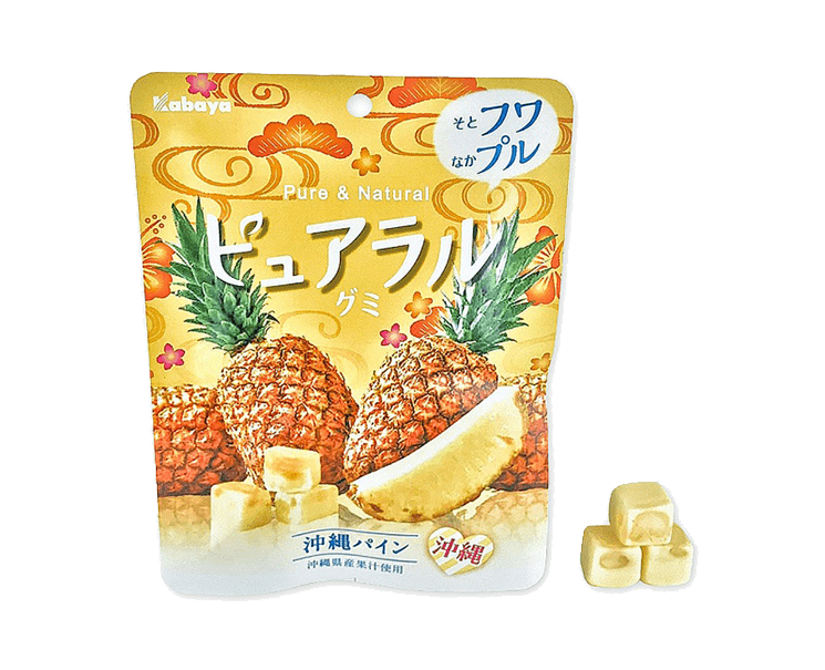 Pureral Gummy: Pineapple Candy and Snacks Japan Crate Store