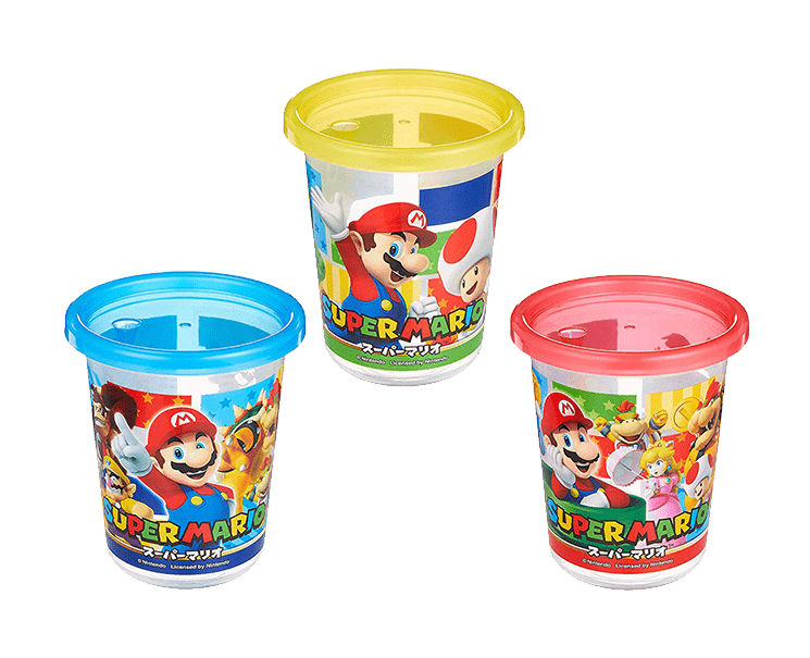 Super Mario Kids Straw Tumbler (320ml) 3 Piece Set Home Japan Crate Store