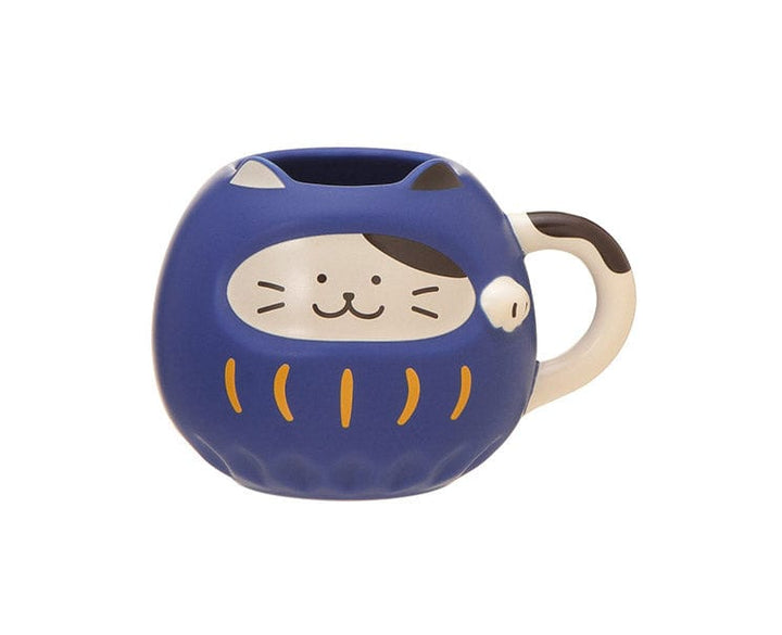 Starbucks New Year 2024 Blue Daruma Mug