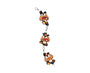 Super Mario Linking Goomba Rubber Keychain thumbnail 1