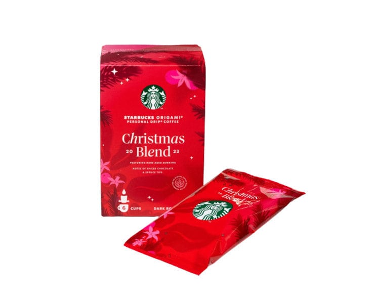 Starbucks Japan Christmas Origami Drip Coffee
