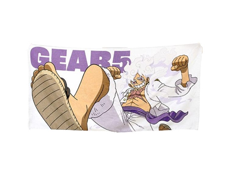 One Piece Gear 5 Luffy White Towel