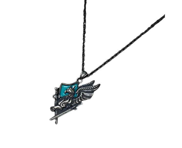 Final Fantasy XVI Wings of Promise Silver Pendant