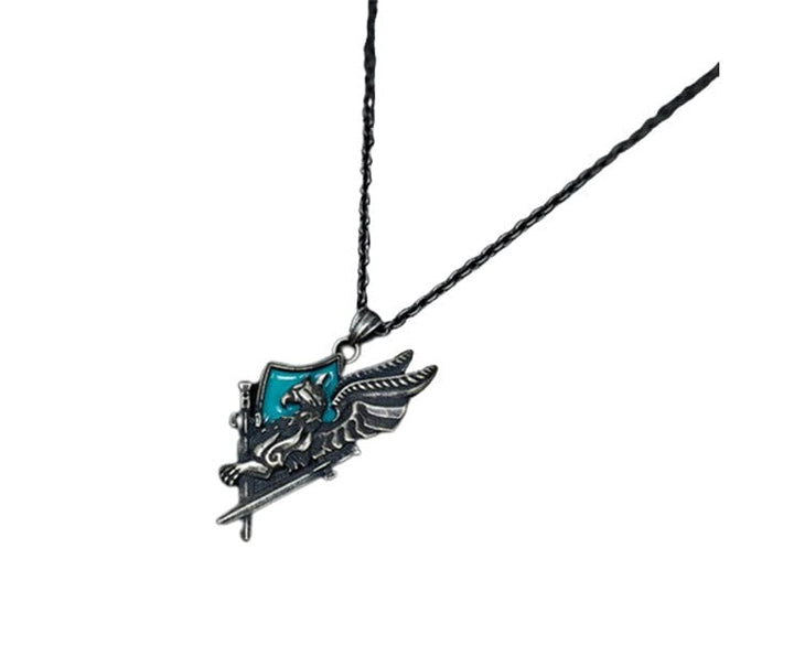 Final Fantasy XVI Wings of Promise Silver Pendant