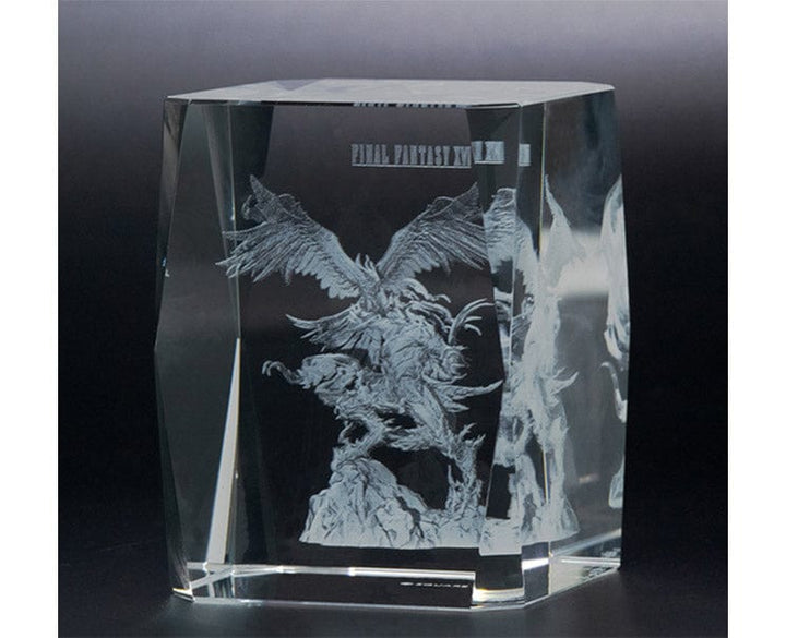 Final Fantasy XVI Phoenix & Ifrit 3D Crystal Glass