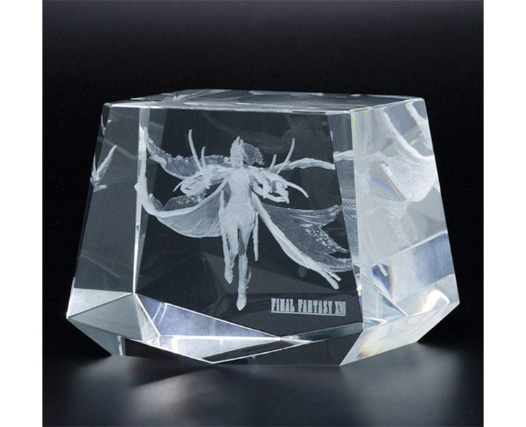 Final Fantasy XVI Eikon Shiva 3D Crystal Glass