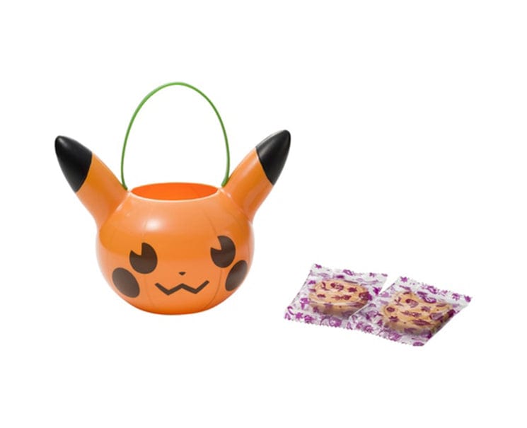 Pikachu Pumpkin Basket With Cookies
