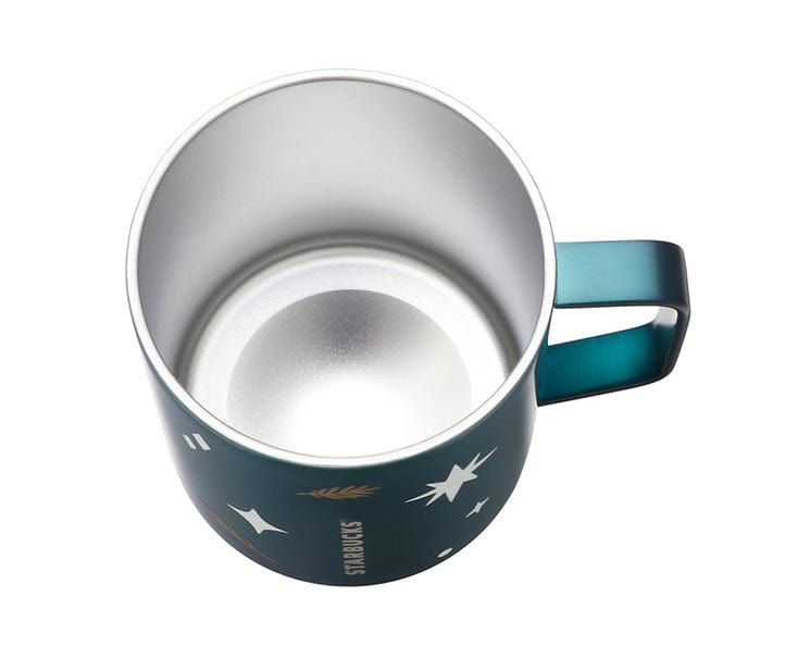 Starbucks Japan Christmas Stainless Mug Blue