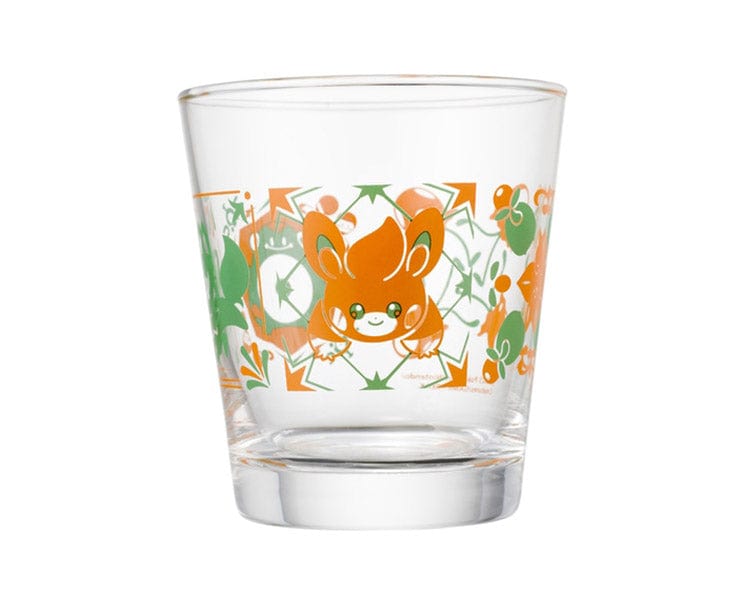 Pokemon Paldea Tile Green & Orange Glass Cup