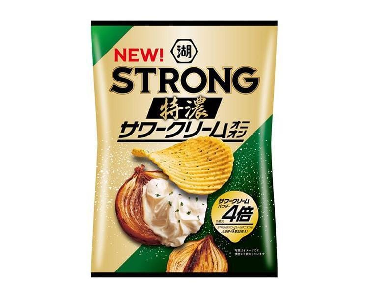 Strong Potato Chips: Double Sour Cream Onion Candy and Snacks Sugoi Mart