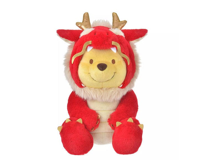 Disney Year of Dragon Red Winnie-the-Pooh Plush (M) thumbnail 1