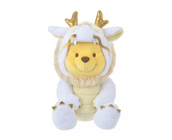 Disney Year of Dragon White Winnie-the-Pooh Plush (M) thumbnail 1