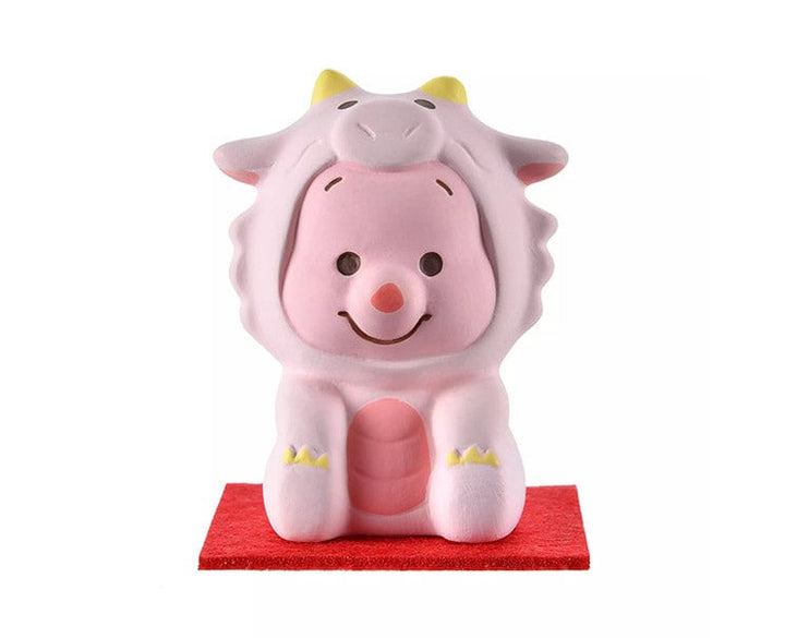 Disney Year of Dragon Pink Piglet Okimono Figure