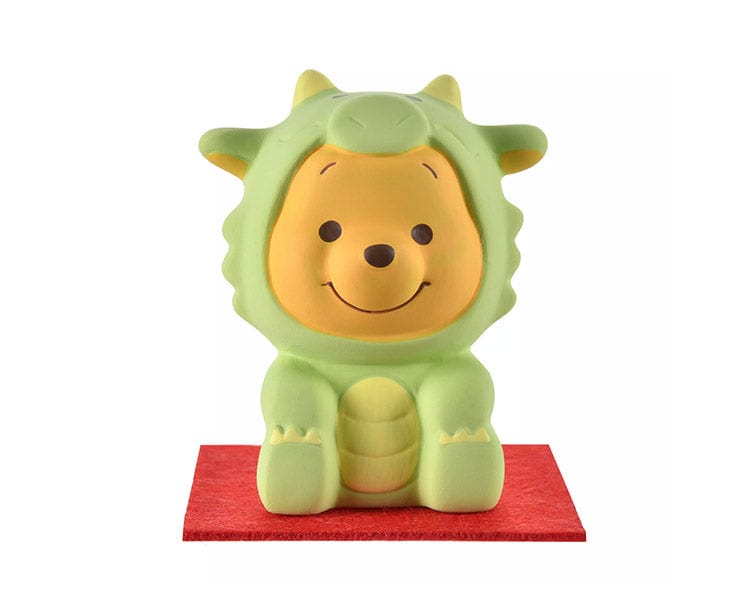 Disney Year of Dragon Green Winnie-the-Pooh Okimono Figure