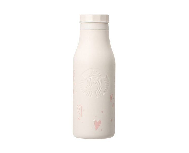 Starbucks Valentine 2024 Off White Stainless Steel Bottle