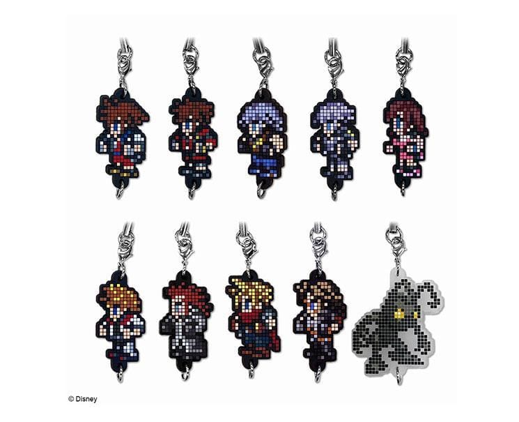 Kingdom Hearts Pixel Rubber Strap Anime & Brands Sugoi Mart