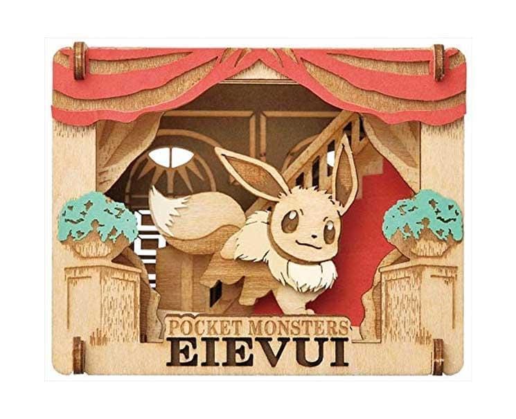 Pokemon Paper Theater: Eevee Wood Style Anime & Brands Sugoi Mart