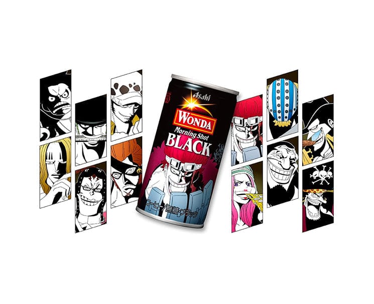 One Piece x Wonda Morning Shot Black Coffee Can Sugoi Mart