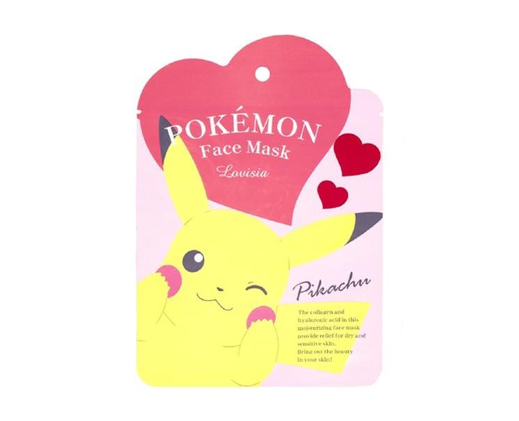 Pokemon Face Mask: Pikachu Beauty & Care Sugoi Mart