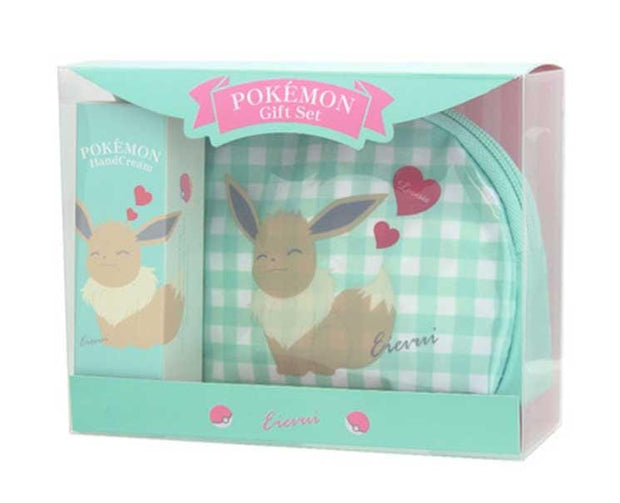Pokemon Hand Cream and Pouch: Eevee Beauty & Care Sugoi Mart